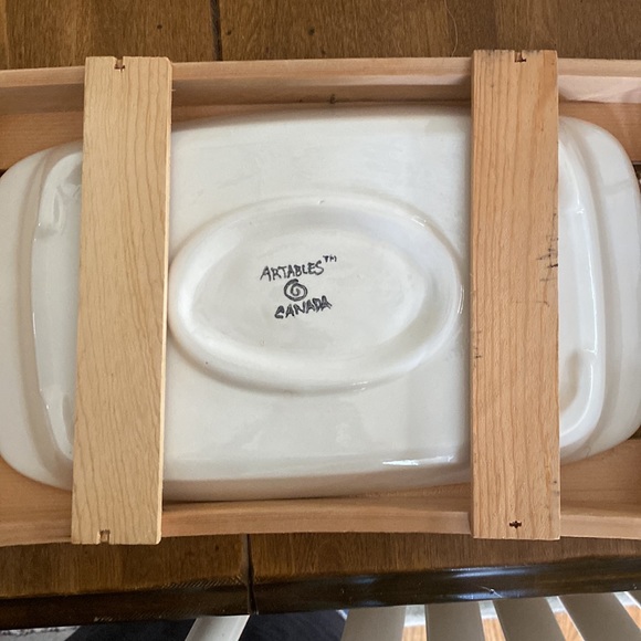 ARTables Sweet Pig Serving Platter NWT - Picture 6 of 6